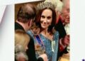 Kate Middleton usa tiara com quase 3 mil diamantes em evento da família real