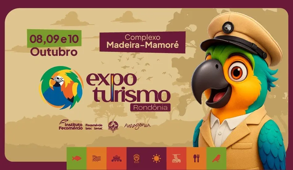 3ª Expo Turismo Rondônia será realizada no Complexo Madeira-Mamoré
