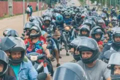 600 capacetes foram entregues na semana nacional de trânsito