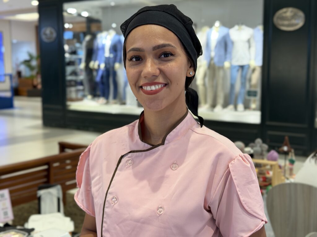 Emanuela Guterres encontrou no evento a oportunidade de apresentar seus produtos e conquistar novos clientes
