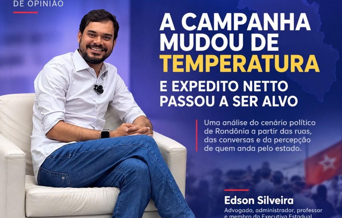 A campanha mudou de temperatura — e Expedito Netto passou a ser alvo