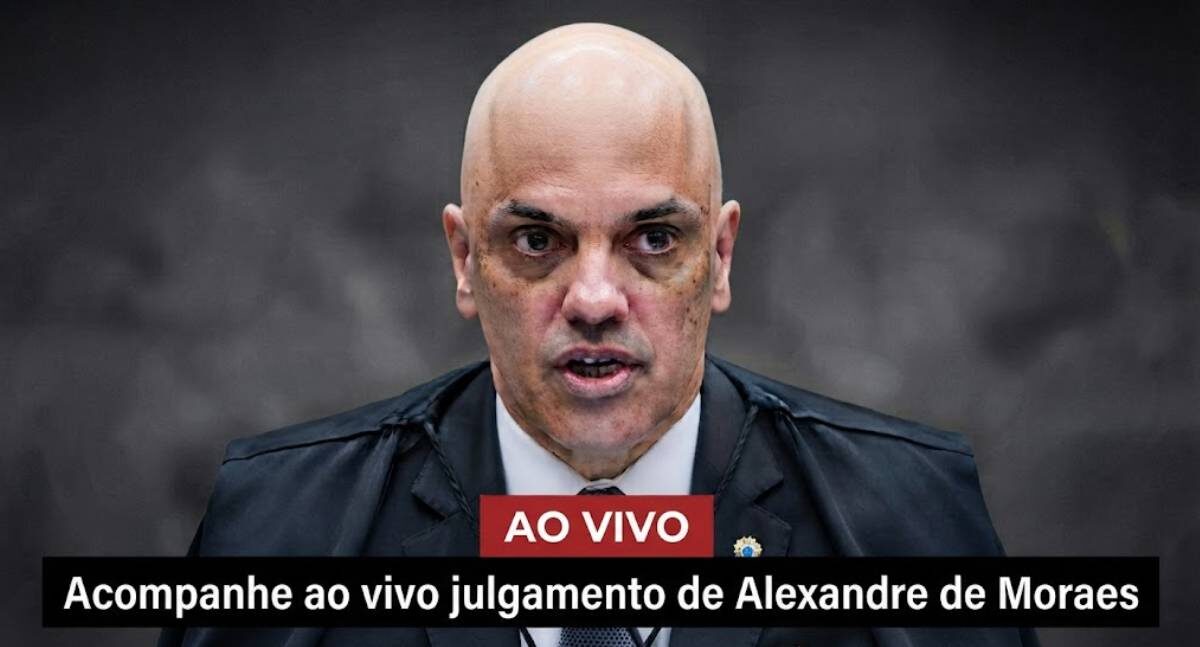 Acompanhe ao vivo julgamento de Alexandre de Moraes no STF