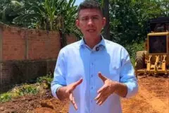 Após cobrança de Pedro Geovar, Prefeitura limpa córrego no Cidade Nova