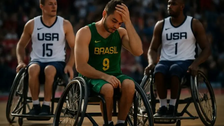 Brasil continua sem vitória no mundial de basquete em cadeira de rodas