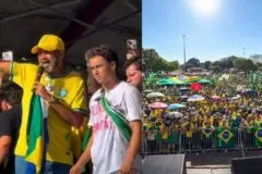 Bruno Bolsonaro Scheid discursa ao lado de Nikolas Ferreira e cobra impeachment de Moraes: “Nós queremos ele fora”