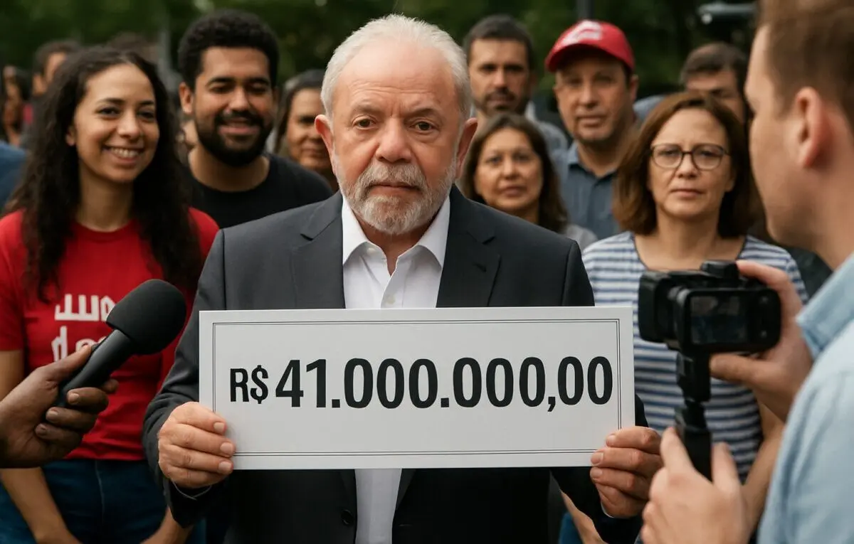 Campanha de Lula recebe aproximadamente R$ 41 milhões em doações