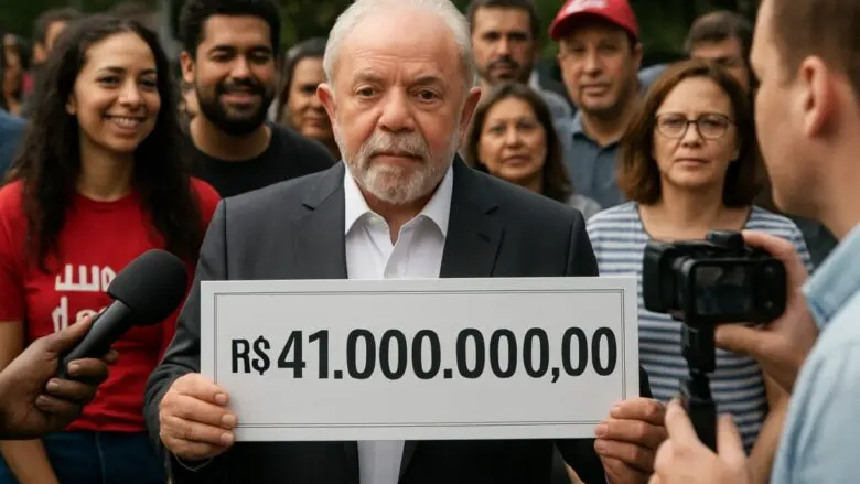 Campanha de Lula recebe aproximadamente R$ 41 milhões em doações