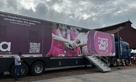 Carreta do Hospital do Amor oferece mamografias gratuitas em Porto Velho; veja quem pode fazer e onde