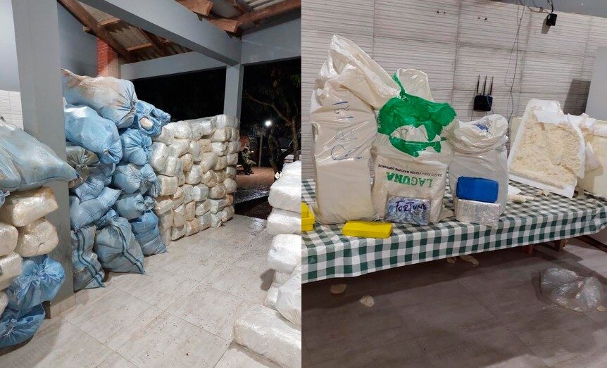 Casa vira depósito de drogas: polícia encontra mais de 3,6 toneladas em RO