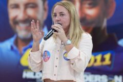 Com ‘Pé na Estrada’, Ieda Chaves percorre Pimenta Bueno e Espigão D`Oeste e tem contato direto com eleitores