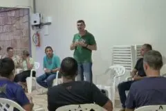 Coronel PM Régis Braguin defende flexibilização do porte de arma e apoio à segurança privada em campanha para deputado federal