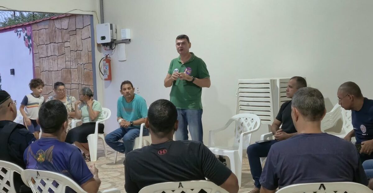 Coronel PM Régis Braguin defende flexibilização do porte de arma e apoio à segurança privada em campanha para deputado federal