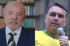 Datafolha: Lula e Flávio empatam com rejeição de 45% dos eleitores