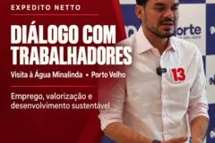 Expedito Netto dialoga com trabalhadores da Água Minalinda sobre emprego e desenvolvimento