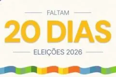 Faltam 20 dias para o 1º turno das eleições