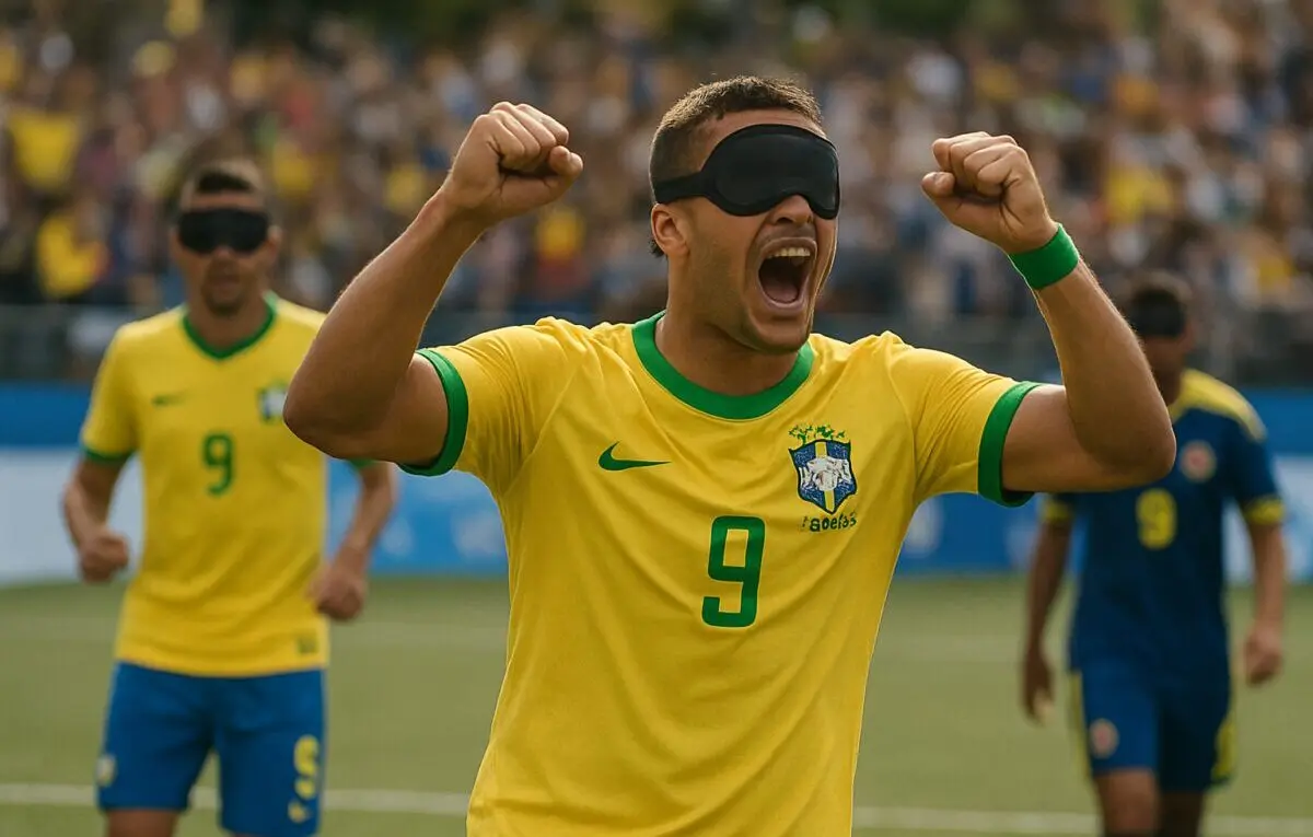 Futebol de cegos: Brasil vai à final da Copa América contra Colômbia