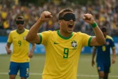 Futebol de cegos: Brasil vai à final da Copa América contra Colômbia