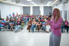 Ieda Chaves percorre Vilhena, ouve eleitores e destaca R$ 1,9 milhão em emendas