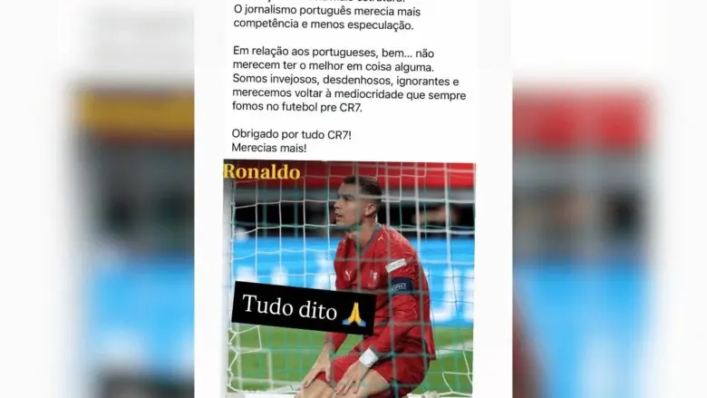 Irmã de Cristiano Ronaldo pede respeito ao jogador e detona portugueses