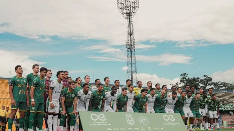 Jogo da Amizade Eterna: Atlético Nacional e Chapecoense empatam em 1 x 1