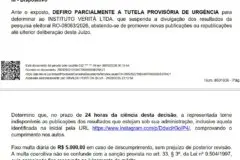 Justiça mais uma vez proíbe Veritá de divulgar pesquisa com Marcos Rogério à frente