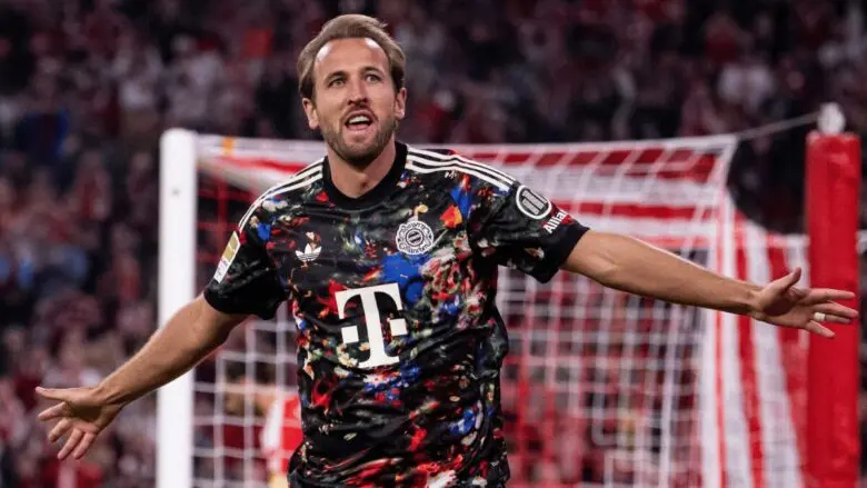 Kane atinge marca histórica no Campeonato Alemão após vitória do Bayern
