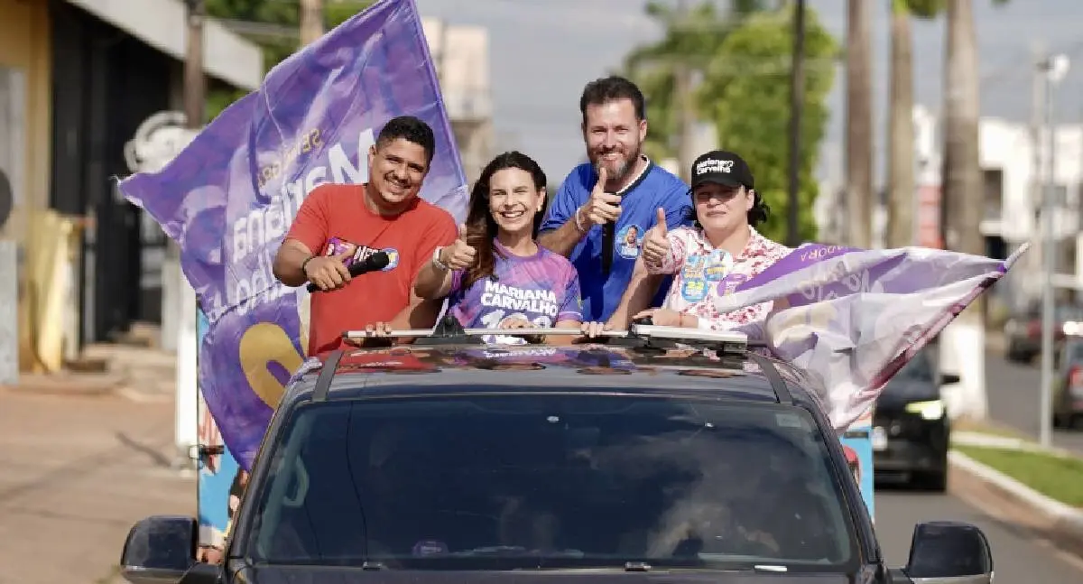 Mariana Carvalho leva campanha às ruas de Vilhena e Jaru