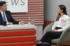 Mariana cobra execução de R$ 100 milhões para o HEURO durante sabatina na SIC TV