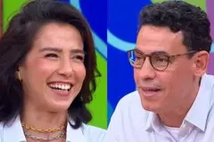 Marjorie Estiano e namorado Márcio Maranhão relembram início do romance nos bastidores de “Sob Pressão”; assista (Foto: Reprodução/ Sem Censura)