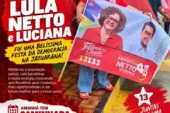 Netto, Luciana Oliveira e Fátima ampliam mobilização nas ruas na reta final da campanha em Porto Velho