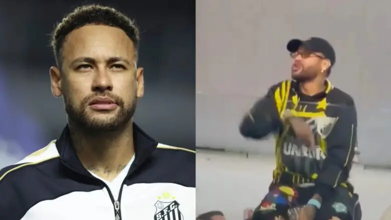 Neymar troca provocações com torcedores do Atlético-MG e se pronuncia após repercussão de vídeo; assista Fotos: Getty/ Reprodução; X