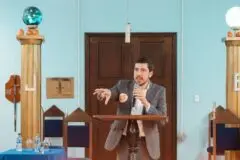 Pedro Abib critica modelo adotado pelo atual governo para privatização da Caerd, durante sabatina na Maçonaria