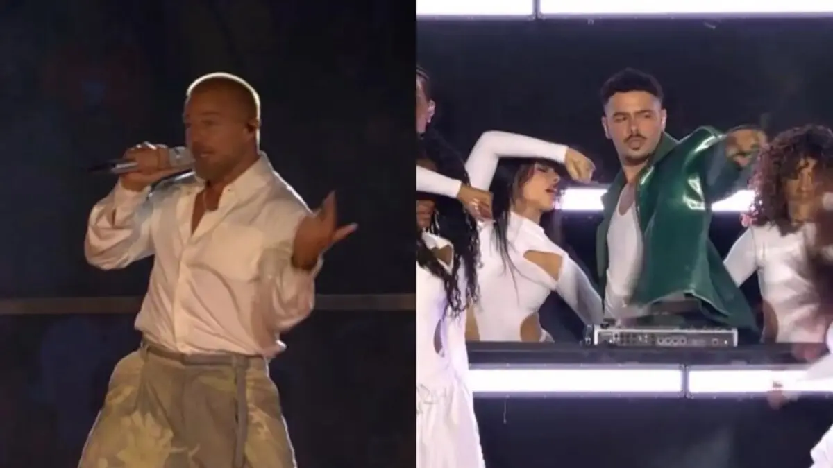 Pedro Sampaio e Ricky Martin entregam chuva de hits, muita coreografia e apresentam “pikito pikito” pela 1ª vez no intervalo da NFL; assista Fotos: Reprodução/ Globoplay
