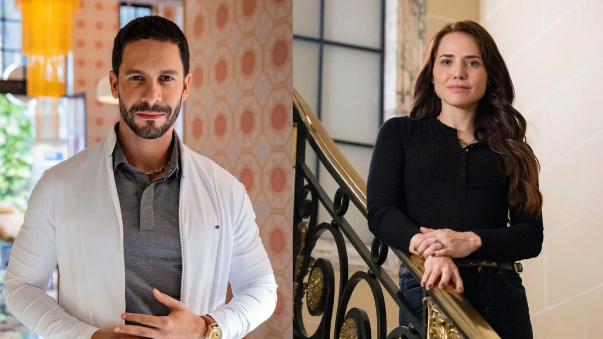 Quem Ama Cuida: César faz revelação a Adriana sobre morte de Arthur que pode mudar rumo do caso Quem Ama Cuida: César encontra laudo que pode provar inocência de Adriana (Foto: Globo/ Fábio Rocha; Manoella Mello)