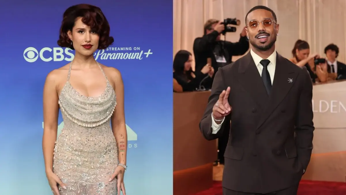 RAYE reage a rumores de romance com Michael B. Jordan e revela status; assista (Foto: Getty)
