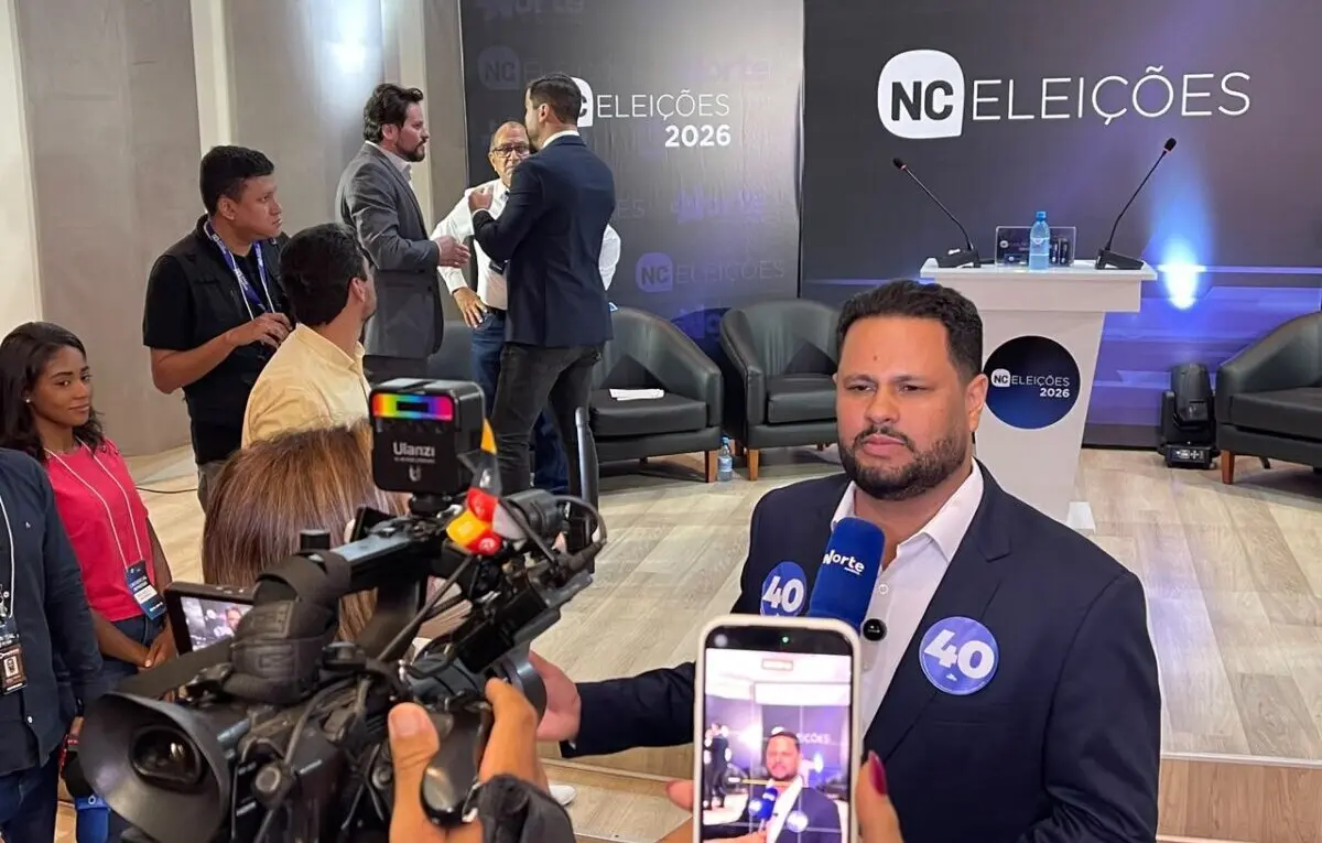 Samuel Costa apresenta propostas na TV Norte e critica ausência de quatro candidatos fujões