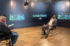 Samuel Costa apresenta propostas para segurança e saúde durante sabatina na SIC TV