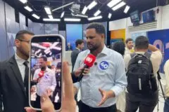 Samuel Costa apresenta propostas para segurança pública e infraestrutura durante debate na Rede Amazônica