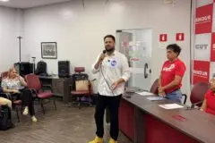 Samuel Costa defende CAERD pública e se posiciona contra privatização durante plenária sindical
