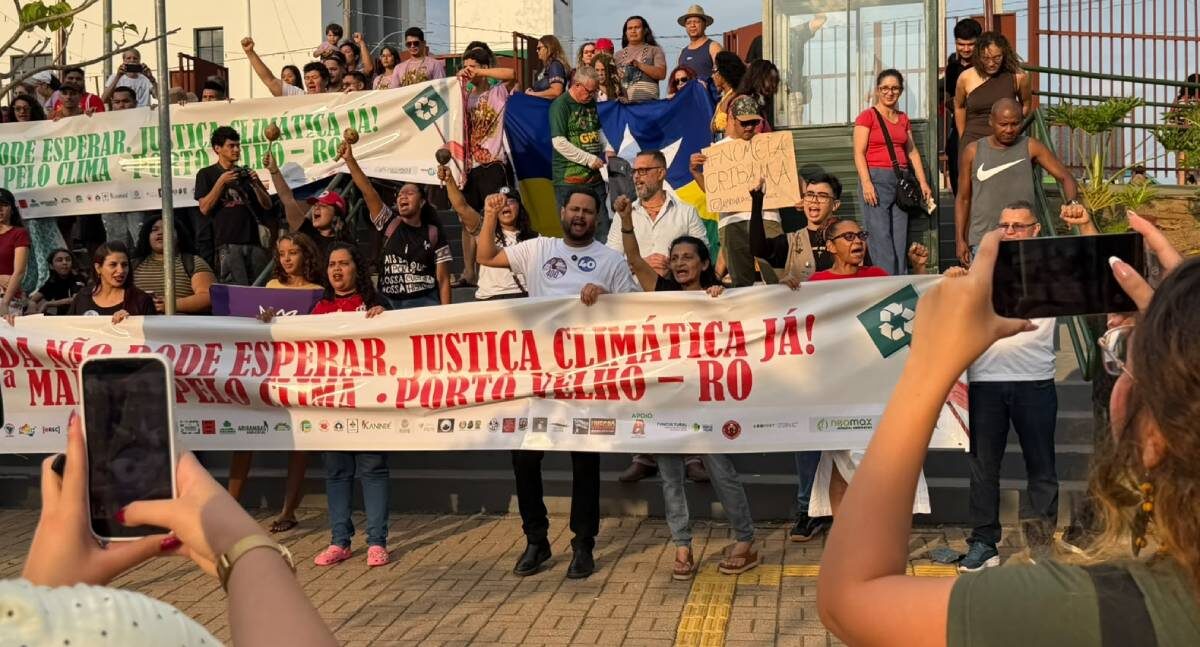 Samuel Costa e Neidinha Suruí participam da 1ª Marcha pelo Clima em Porto Velho