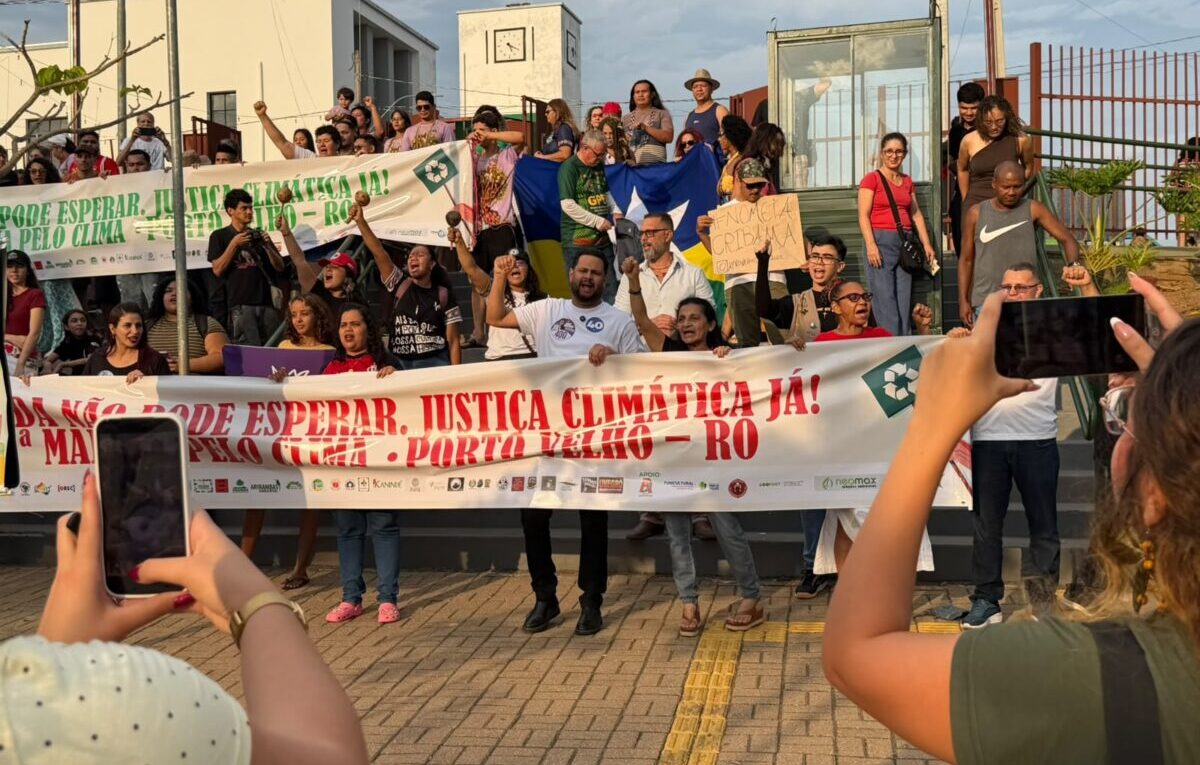 SUSTENTABILIDADE: Samuel Costa e Neidinha Suruí participam da 1ª Marcha pelo Clima em Porto Velho