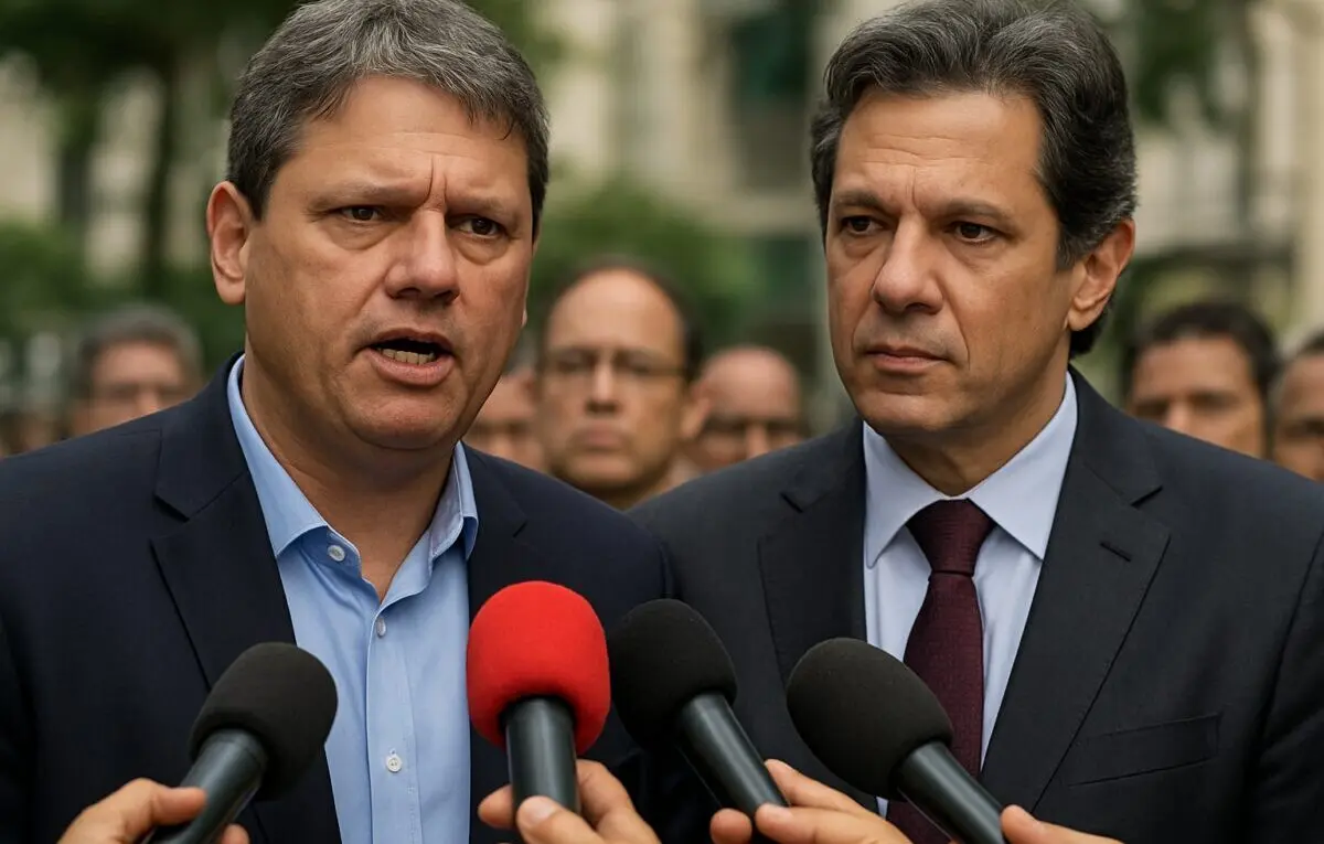 Tarcísio tem 52,9% e Haddad 37,5% em 2º turno em SP, diz pesquisa