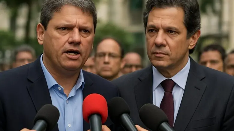 Tarcísio tem 52,9% e Haddad 37,5% em 2º turno em SP, diz pesquisa
