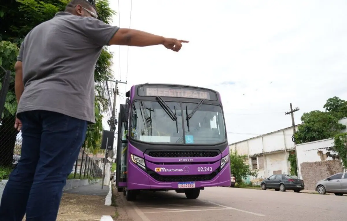 Transporte público será gratuito em Porto Velho nos dois turnos