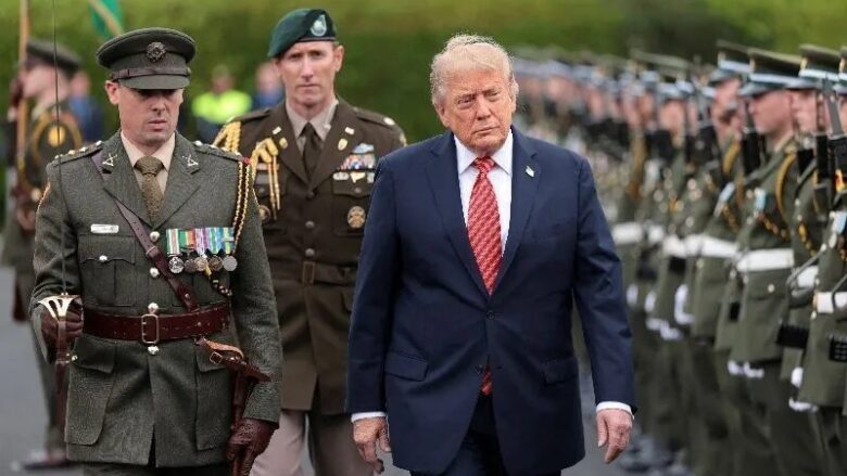 Trump diz que “adoraria” ver Irlanda unificada durante visita a Dublin