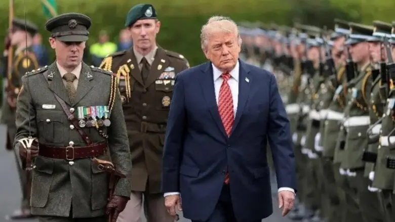 Trump diz que “adoraria” ver Irlanda unificada durante visita a Dublin