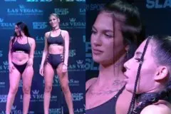 Vídeo: campeonato bizarro de “tapas nas nádegas” tem prêmios e nocaute para quem não aguentar a palmada