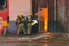 Vídeo: incêndio destrói oficina de veículos na zona leste de Porto Velho