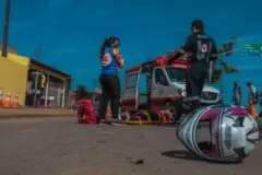 Acidentes com motos disparam em Porto Velho e representam 83% dos casos atendidos pelo Samu