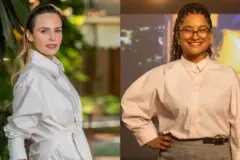 Ana Paula Renault reage ao ser questionada sobre relação com Milena após reencontro na Globo; assista Ana Paula Renault reage ao ser questionada sobre relação com Milena após reencontro na Globo; assista